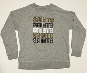New Orleans Saints Sweatshirt Adult Medium M NFL Pullover Next Level Apparel - Picture 1 of 10