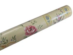 Vintage Schumacher Wallpaper Wallcovering Cottage Rose One Roll 9 Yards Sealed - Picture 1 of 7
