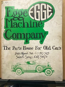 1970's Egge Machine Company Catalog 1007 Car Parts Sante Fe Springs CA - Picture 1 of 3