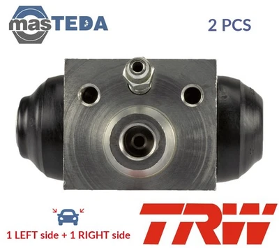 BWD381 DRUM WHEEL BRAKE CYLINDER PAIR REAR TRW 2PCS FOR NISSAN MICRA IV,NOTE - Image 1 of 4