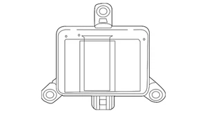 Sensor de advertencia sistema de detección de punto ciego genuino Mazda KB8C-67-Y30R - Imagen 1 de 2