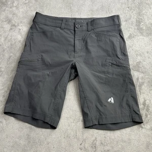 Eddie Bauer pantaloncino uomo 34x11 prima salita guida grigio nylon cargo escursionismo Gorpcore - Foto 1 di 14
