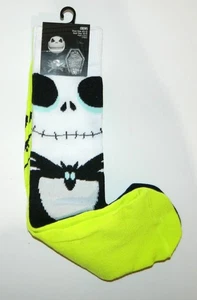 DISNEY NIGHTMARE BEFORE CHRISTMAS Men's 2-Pack CREW SOCKS JACK OOGIE BOOGIE NWT - Picture 1 of 4