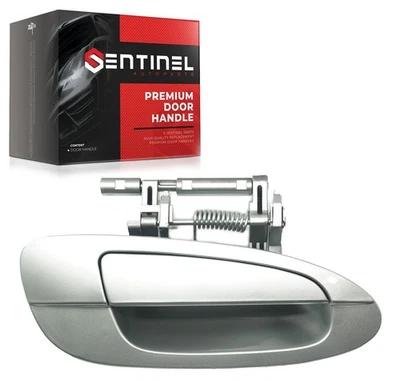 Manija de puerta exterior derecha pasajero delantero para Nissan Altima KY1 2002-2006 plateada Foto 1 de 4