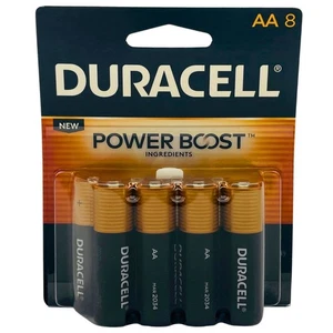 Duracell AA Power Boost Batteries 8ct (1 Pack) New - Picture 1 of 2