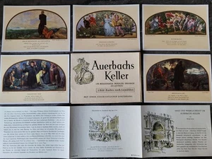Auerbachs Keller 1958 Messehaus Mädlerpassage Leipzig Karten Antik Antiquität - Bild 1 von 7