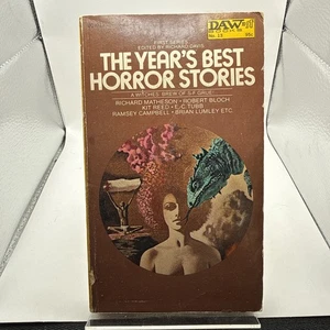 The Year's Best Horror Stories Edited By Richard Davis 1971 First Edition Daw - Picture 1 of 8