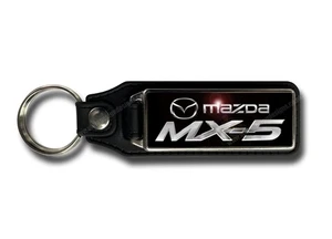MAZDA MX5 FAUX LEATHER KEY RING / KEY FOB.MAZDA MX5 SPORT CARS. - Picture 1 of 1