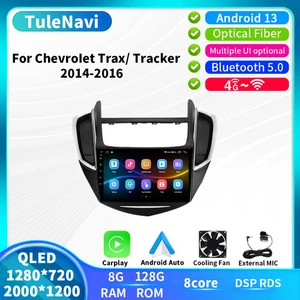 Android CarPlay Car Radio For Chevrolet Trax Tracker 2014-2016 GPS Stereo Screen - Picture 1 of 32
