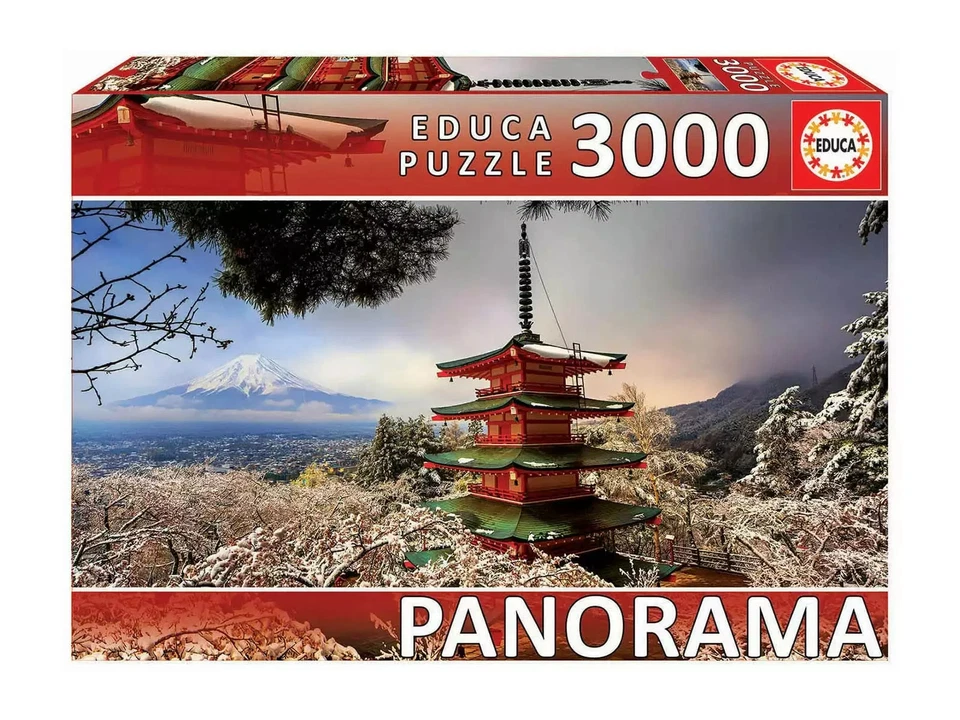 Puzzle 3000 pezzi Monte Fuji e Pagoda Chureito Japan - Immagine 1 di 1
