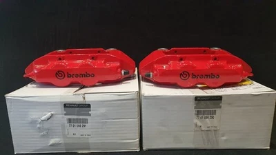 Genuine Brembo 4 Pot Calipers RENAULT CLIO SPORT 197 200 MEGANE SPORT RS 225 230 - Image 1 of 4