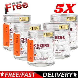 5X-Cheers Protect | Daily Liver Supplement for Drinkers with L-Cysteine + DHM- - Bild 1 von 10