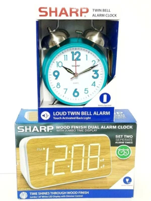 *NEW* SHARP Alarm Clocks MULTIPLE Styles & Options To Choose From SHIPS FAST B3 - Image 1 of 4