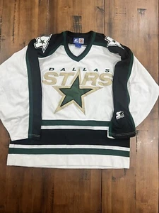 Dallas Stars Mens XL Starter Vintage 90s Y2K Jersey Sewn Embroidered - Picture 1 of 9