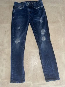 American Eagle 29x30 Skinny Herrenjeans Next Level Stretch Distressed Soft Denim - Bild 1 von 10