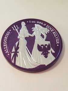 Allegories Britannia Germania 1oz Silber 2919, purple, I Color - Bild 1 von 4