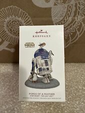 Hallmark 2018 Star Wars The Last Jedi PORGS OF A FEATHER R2D2 Ornament DB  SAVE