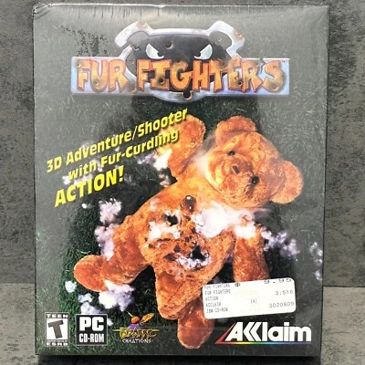 Fur Fighters PC CD-Rom Game Aklaim & Bizzare Creations 2000 NEW FACTORY SEALED! - Image 1 of 3