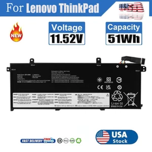 L18M3P73 Battery For Lenovo ThinkPad  T490 T495 P14s T14 Gen 1st 2nd Series 51Wh - Picture 1 of 12
