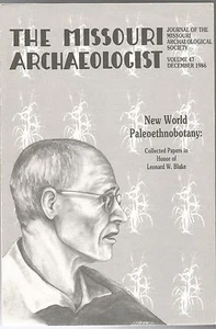 Missouri Archaeology Indian Book Paleoethnobotany, Osage, 11 Reports V47 - Bild 1 von 1