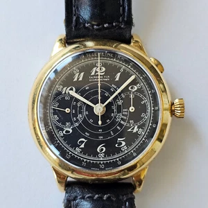 TH.PICARD FILS-EINKNOPF-SÄULENRAD-VALJOUX 22 GH-OVERSIZE(39MM)-BOX - Bild 1 von 24