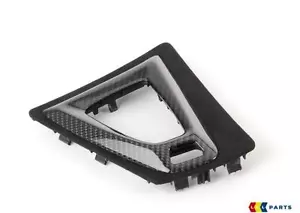BMW NEW GENUINE M3 M4 F80 F82 M PERFORMANCE CARBON ALCANTARA GEARSHIFT TRIM LHD - Picture 1 of 4