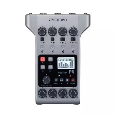 ZOOM PODTRAK-P4 4 Channel Portable Recorder USB Audio Interface - Image 1 of 4