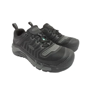 Zapato de trabajo Keen CSA Kansas City punta de fibra de carbono para hombre 1025725 negro talla 9D - Imagen 1 de 7