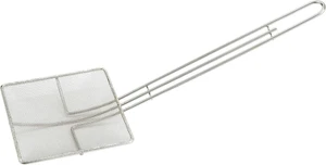 Square Mesh Skimmer, 6.75-Inch, Medium, Nickel - Picture 1 of 12
