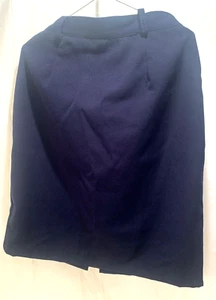Lloyd Official Girl Scout Uniform Skirt ~ Size 9 ~ Navy Blue ~ 100% Polyester - Picture 1 of 5