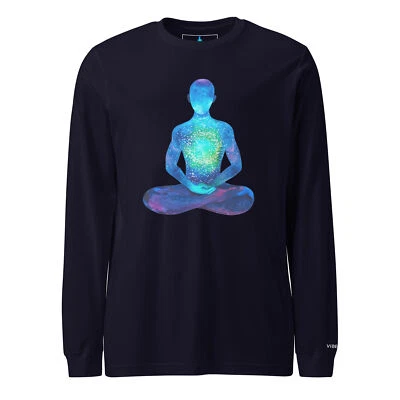 Meditation Print | Camiseta Hombre Manga Larga Foto 1 de 4