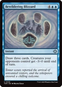 x4 casi nuevo (juego) Bewildering Blizzard, Magic The Gathering, Tarkir Dragonstorm, Magic, 38 - Imagen 1 de 1