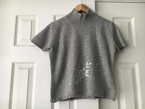 Women MARIA DI RIPABIANCA cashmere blend sweater Size M. Made in Italy. - Picture 1 of 4