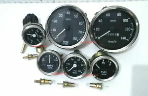 Smiths-52mm-Kit- Temp-Oil psi Fuel Amp km/h Speedometer Tachometer-Replica - Picture 1 of 3