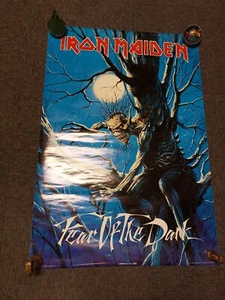 Vintage Iron Maiden Fear of the Dark 1992 Poster - Picture 1 of 11