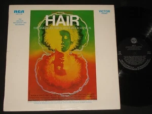 HAIR TRIBAL LOVE ROCK MUSICAL - ORIGINAL BROADWAY CAST 1969 LP - Picture 1 of 2