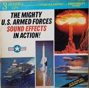 The Mighty US Armed Forces Sound Effects In Action! - 3 LP Box Set - 50-2001 - Picture 1 of 6