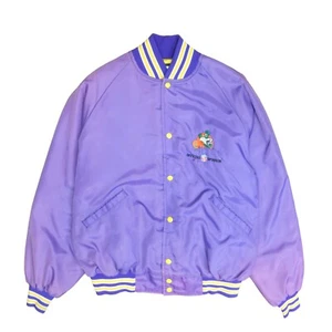 Vintage Minnesota Vikings Varsity Bomberjacke Gr. XL Lila NFL - Bild 1 von 8