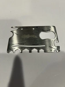 18 in 1 Wallet Multitool - Best Credit Card-Sized Tool for Emergencies - Picture 1 of 4