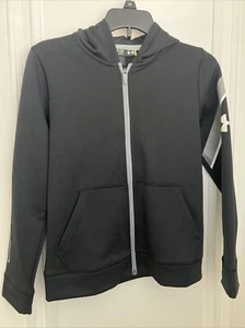 UA Under Armour SC Steph Curry Boys Black Hoodie Jacket XS - Picture 1 of 8