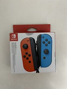 New listingOFFICIAL NINTENDO SWITCH JOY CON CONTROLLERS NEON RED AND BLUE Boxed (no Drift)