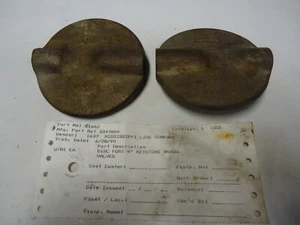 4" BRASS BUTTERFLY VALVE DISC FOR KEYSTONE VALVE - Picture 1 of 5