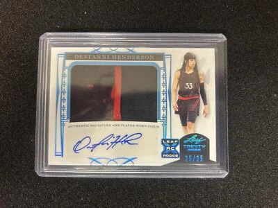 2023 Leaf Trinity #PA-DH2 Destanni Henderson Patch Auto Holo Platinum 25/25 - Image 1 of 2
