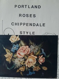 SHELLY GARDNER P0RTLAND ROSE INTERMEDIATE STILL LIFE PAINTING PATTERN - Picture 1 of 3