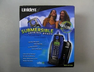 Uniden Submersible Cordless Phone Blue WXI 377 MB 900MHz New Vintage NOS - Picture 1 of 6