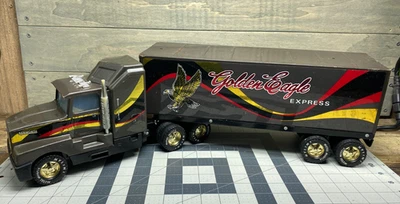 Винтажный игрушечный грузовик-полугрузовик Nylint Golden Eagle Express - Изображение 1 из 4