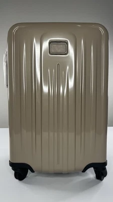 TUMI V4 International 4 Wheeled Carry On Expandable Packing Case Sand - Image 1 of 4