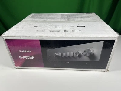 Yamaha R-N800A Network Receiver Stereo Amplifier Silver BRAND NEW IN SEALED BOX - Image 1 of 4