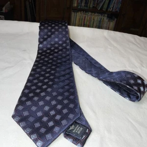Dockers Classic Silk Tie Blue Stain Resistant Geometric NWOT Free Shipping - Bild 1 von 13