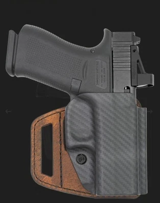 Versacarry, corredera en V, funda deslizante para cinturón, mano derecha, se adapta a Glock 43 derecha Foto 1 de 3